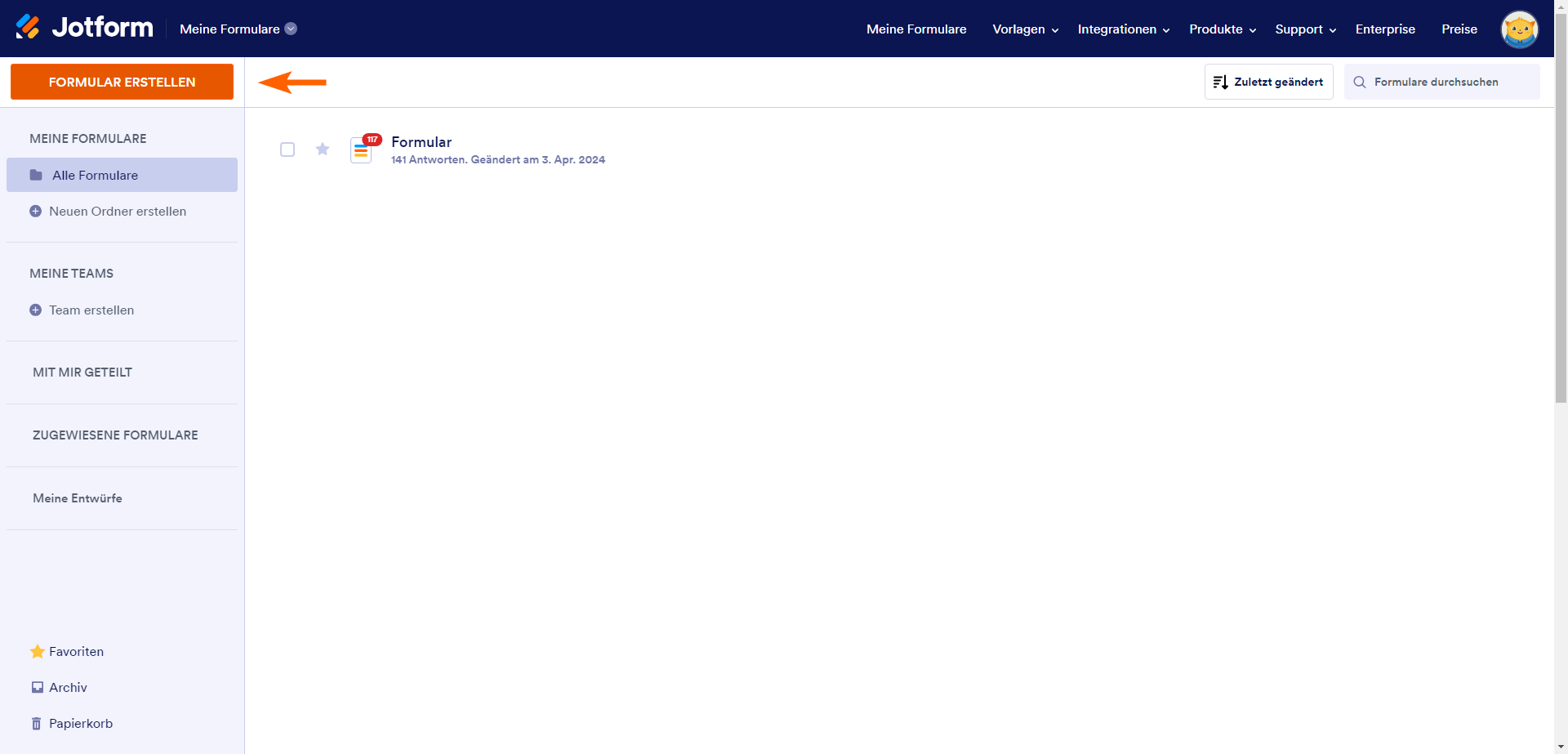 Wie Sie ein Formular in ein anderes Konto kopieren Image-2