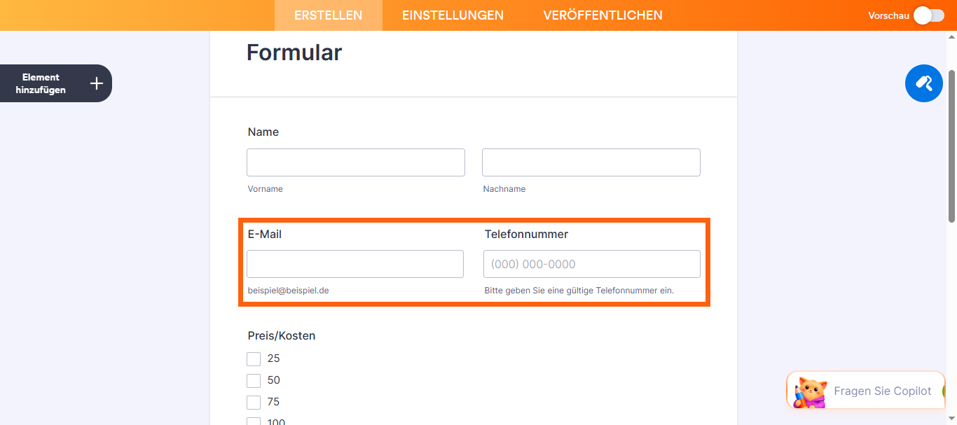 Wie Sie Ihre Formularfelder gruppieren Image-2