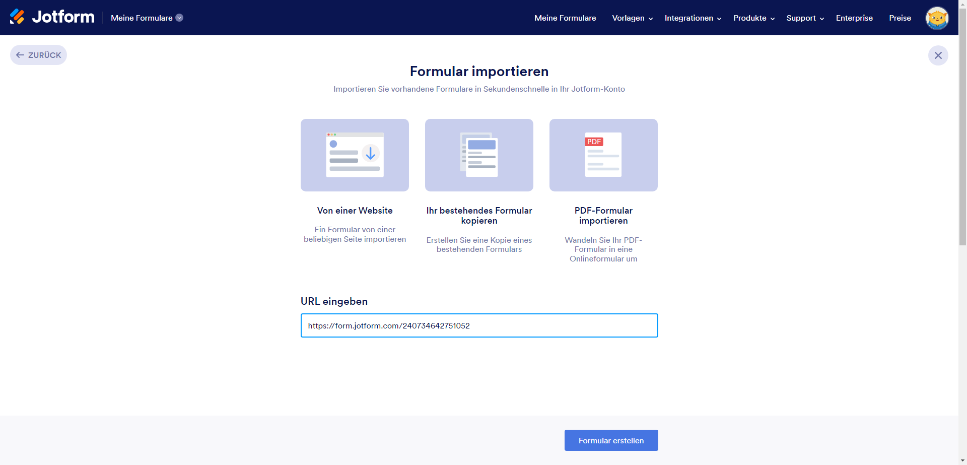 Wie Sie ein Formular in ein anderes Konto kopieren Image-4