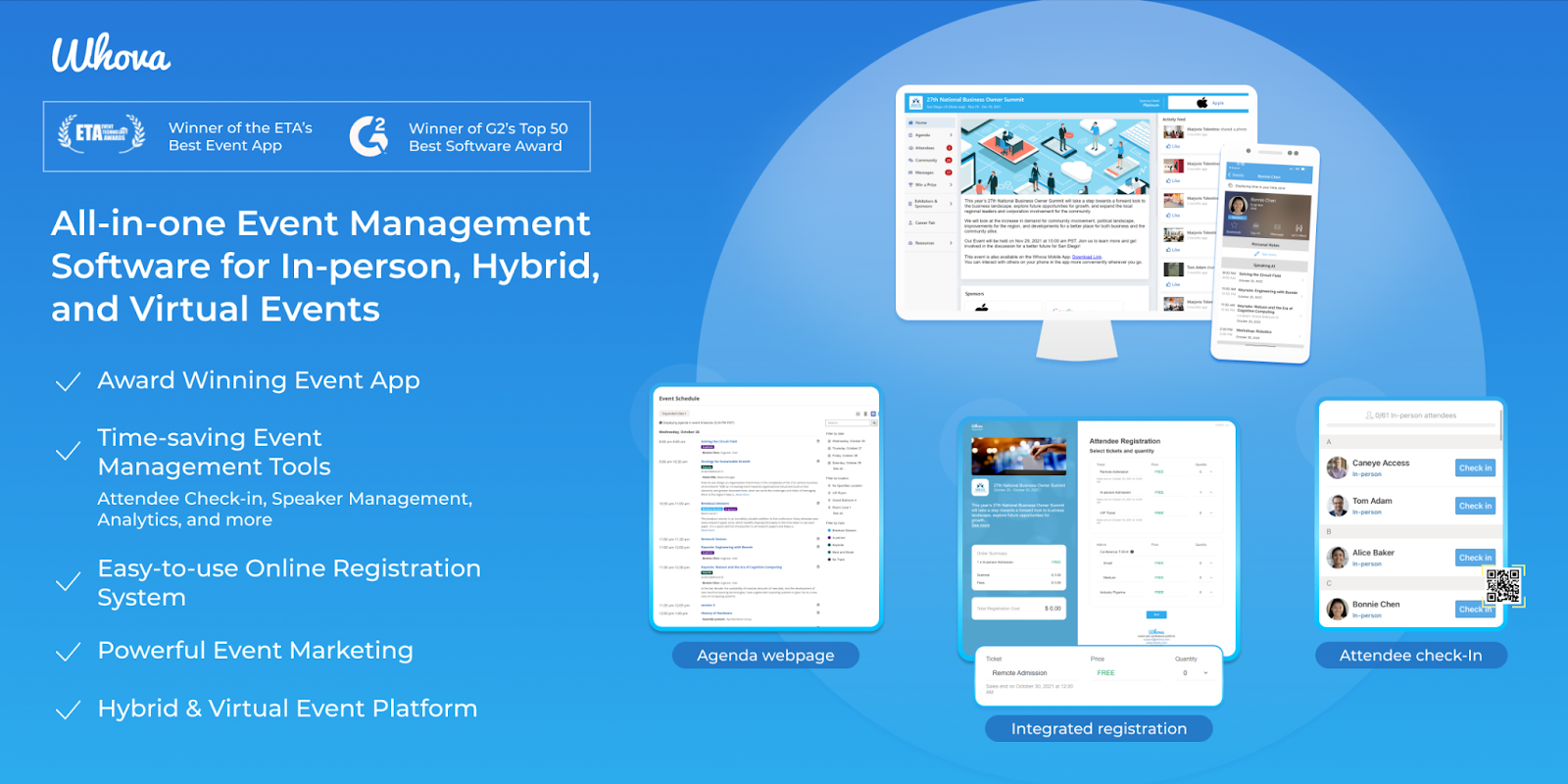 Whova Event Management Banner