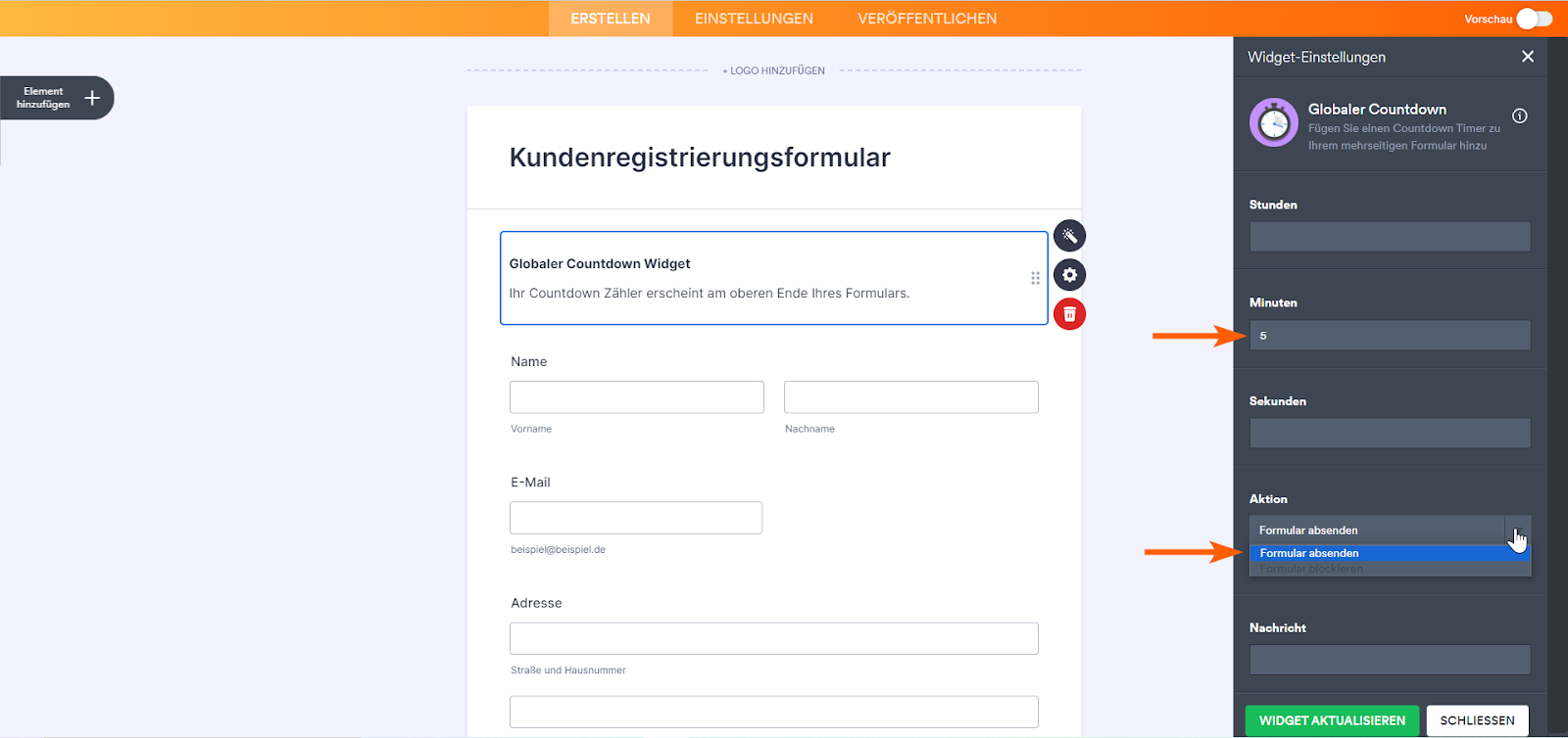 Wie Sie ein Formular automatisch absenden Image-3