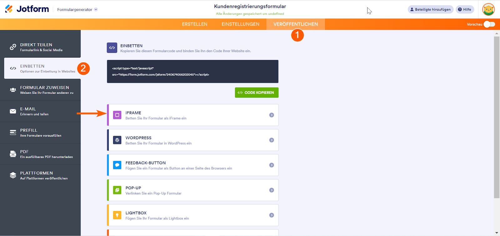 Wie Sie Ihr Formular Scrollbar machen Image-1
