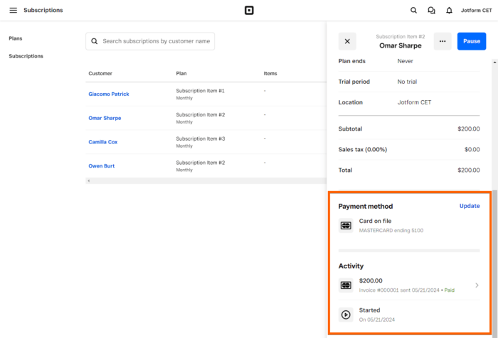How to Set up and Manage Subscriptions With Square Integration