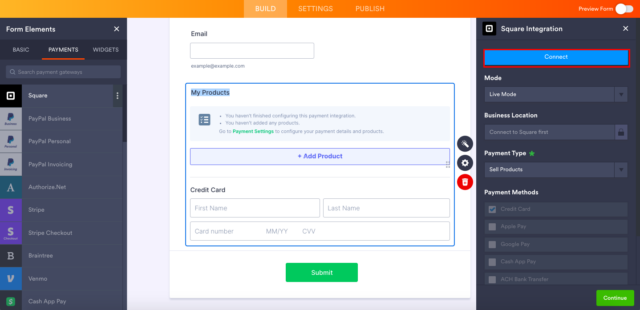 Collect ACH payments through Square | Jotform Blog
