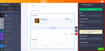 Collect ACH payments through Square | Jotform Blog
