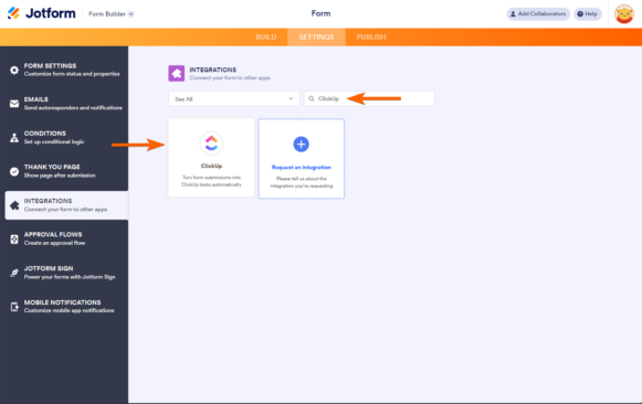 Click Up Form Add Image How to Integrate Forms With ClickUp