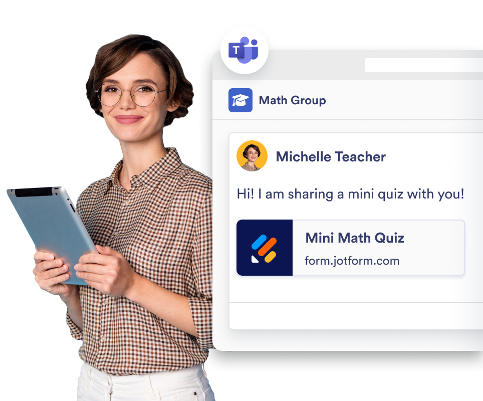 Easily collaborate on Jotform data in Microsoft Teams Image-1