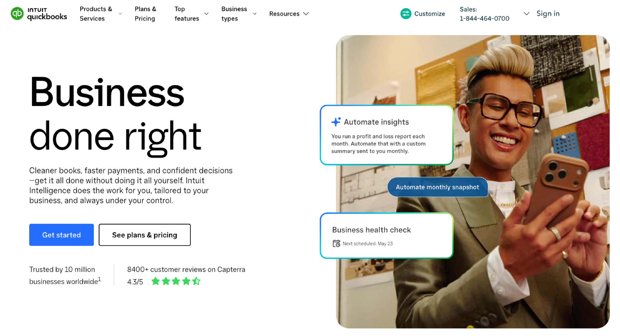 Quickbooks Landing Page