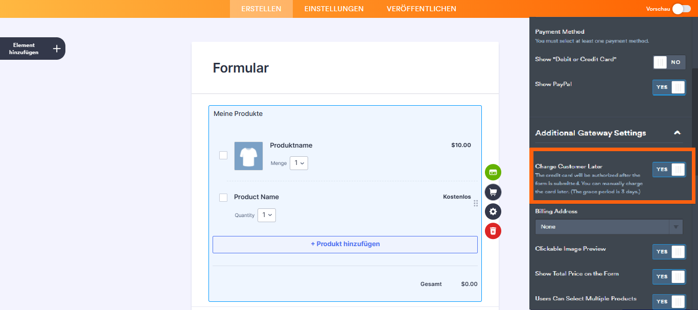 Wie Sie mit Jotform Zahlungsinformationen erhalten, ohne Gebühren zu erheben Image-4