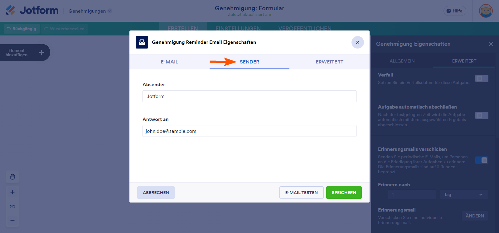 Wie Sie Genehmigungserinnerungs-E-Mails einstellen Image-6