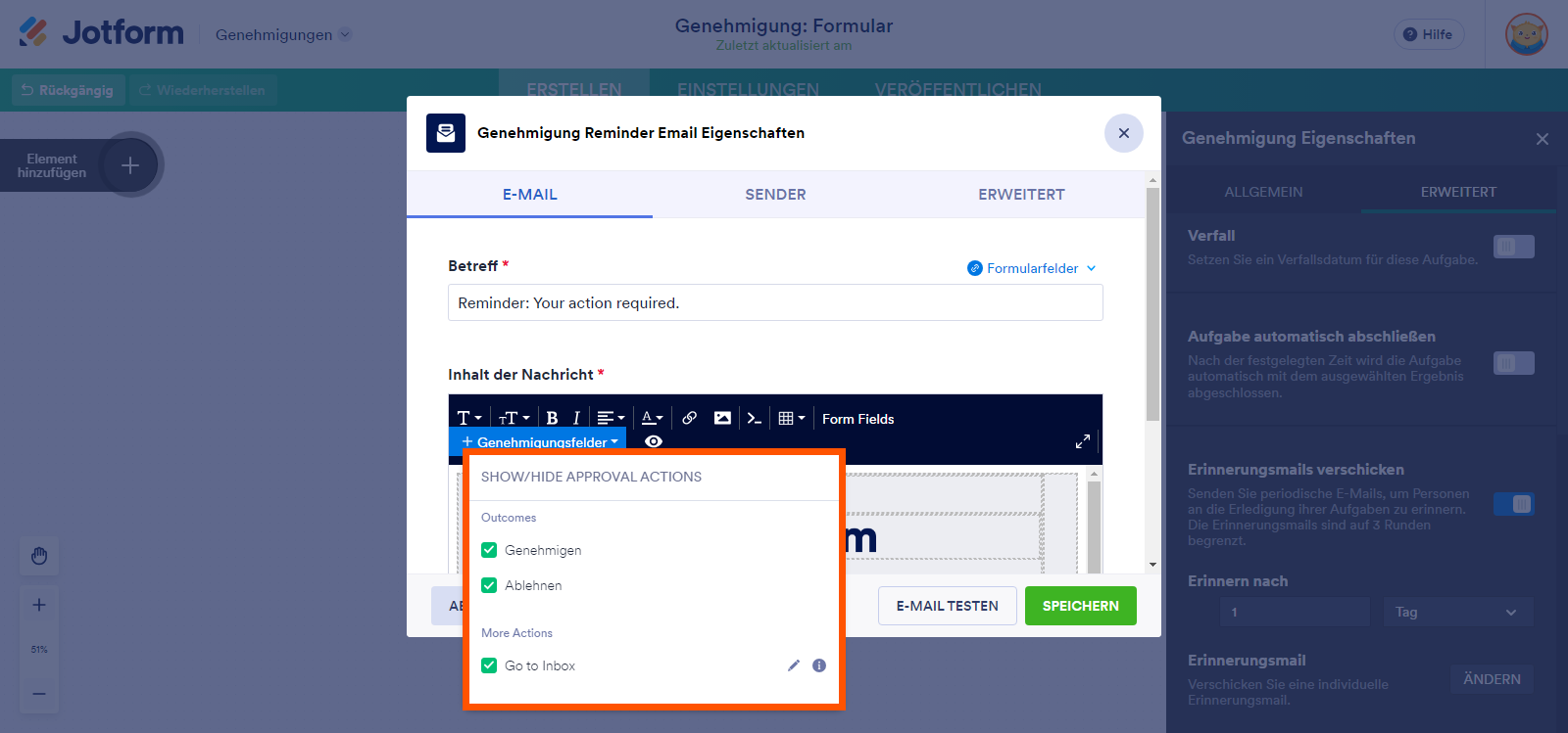 Wie Sie Genehmigungserinnerungs-E-Mails einstellen Image-5