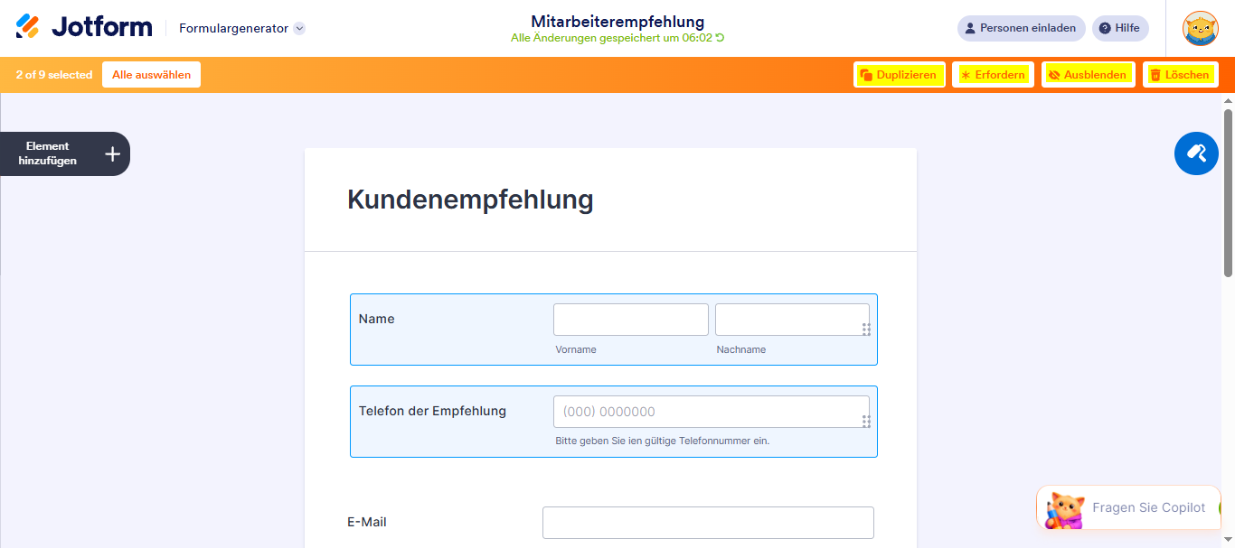 Wie Sie mit Jotform Zahlungsinformationen erhalten, ohne Gebühren zu erheben Image-1