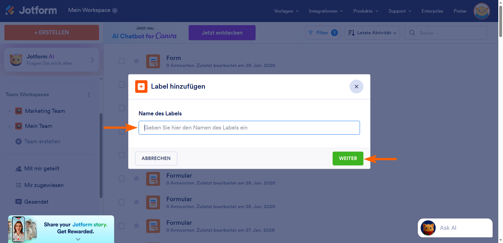 Wie Sie Ordner in einem Team erstellen Image-2