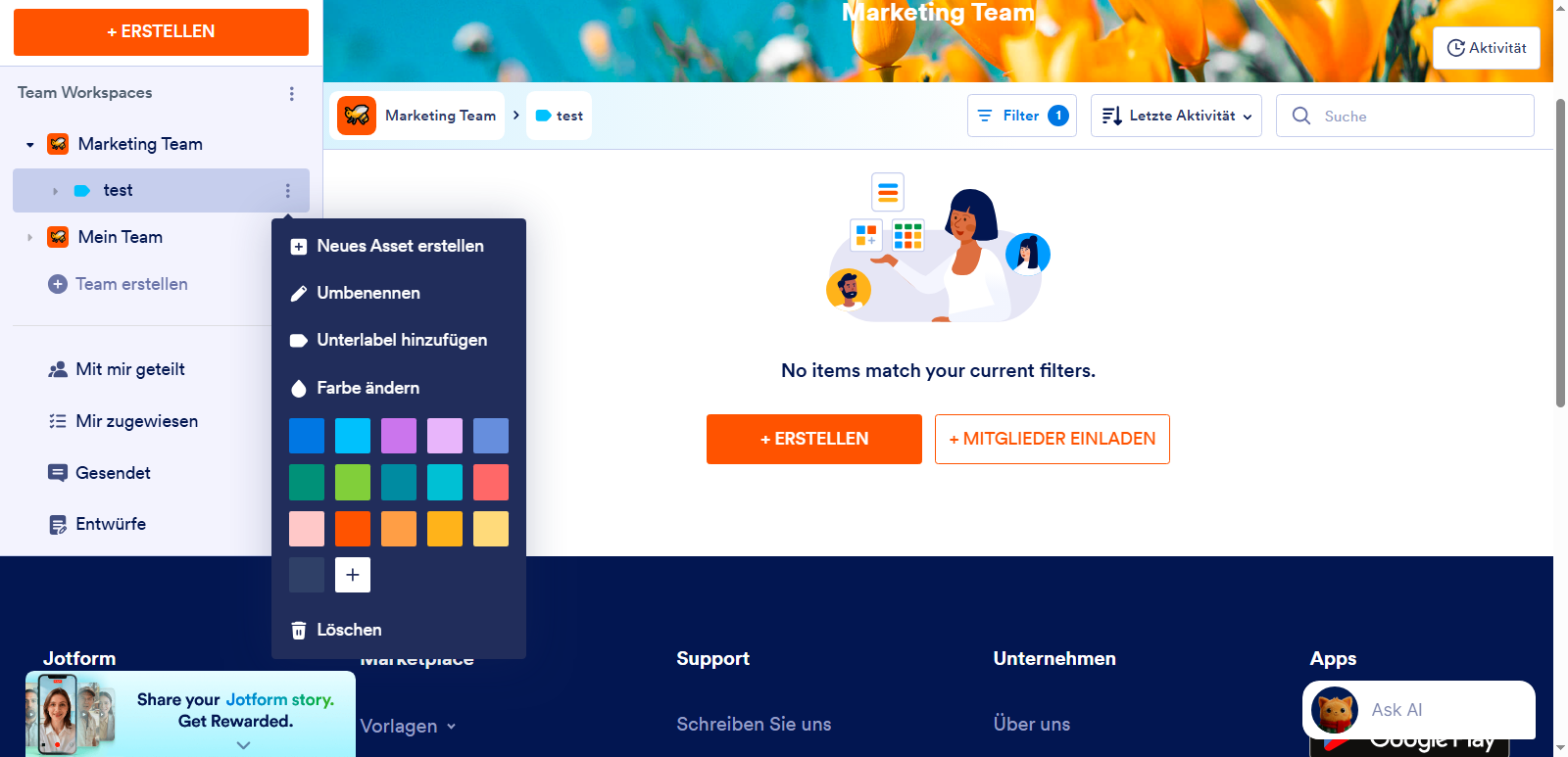 Wie Sie Ordner in einem Team erstellen Image-4