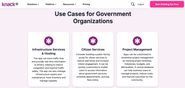 Top 10 Knack alternatives for government agencies in 2026 | Jotform Blog