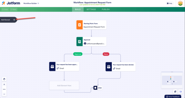 How to Add a Payment Element to Jotform Workflows