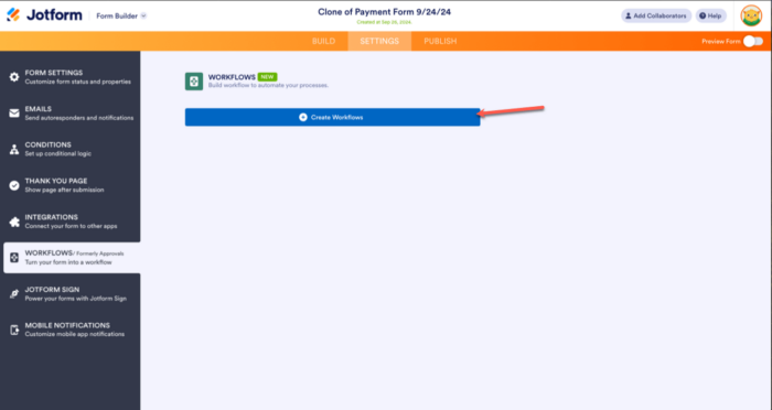 How to Add a Payment Element to Jotform Workflows