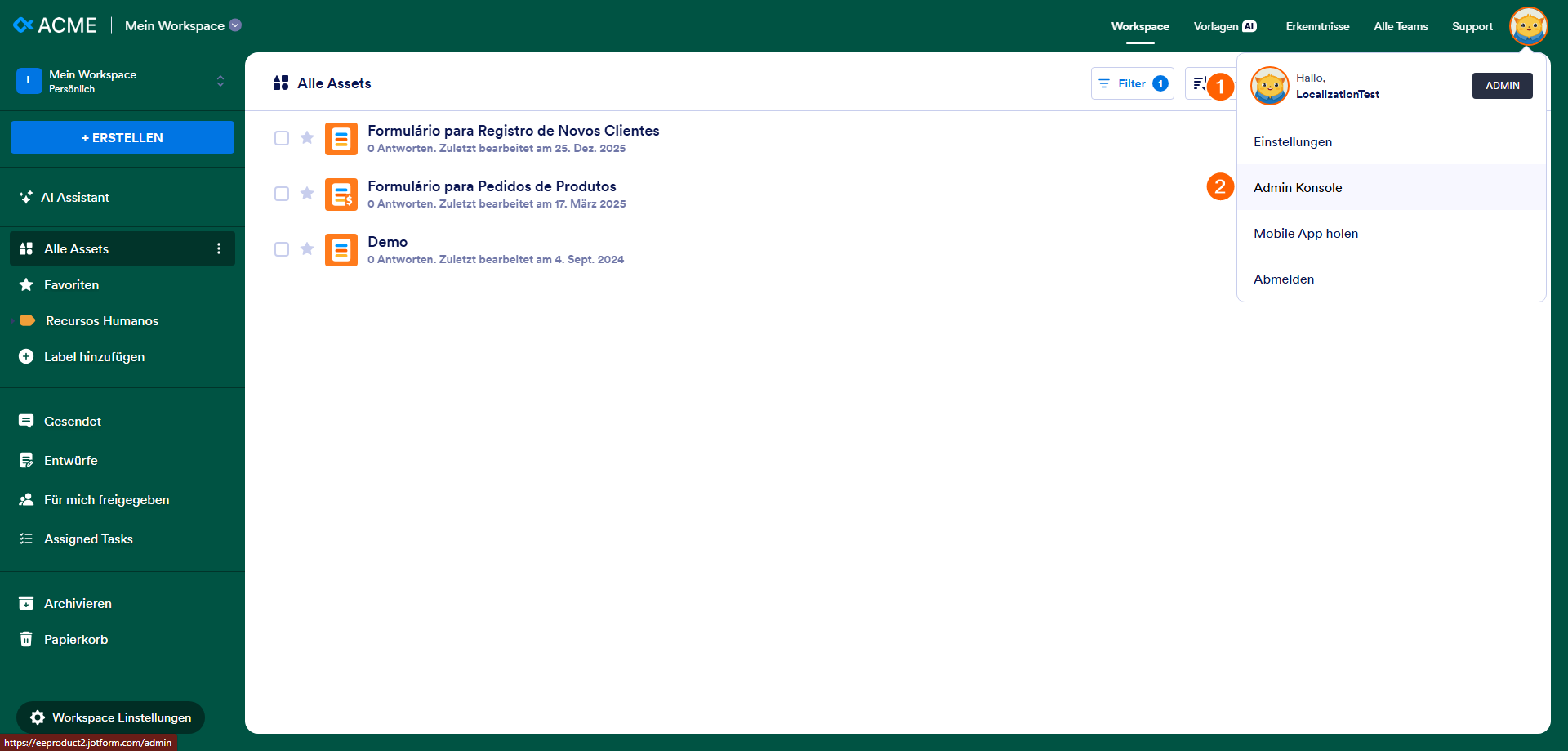Anpassen des Designs Ihrer Organisation in Jotform Enterprise Image-1