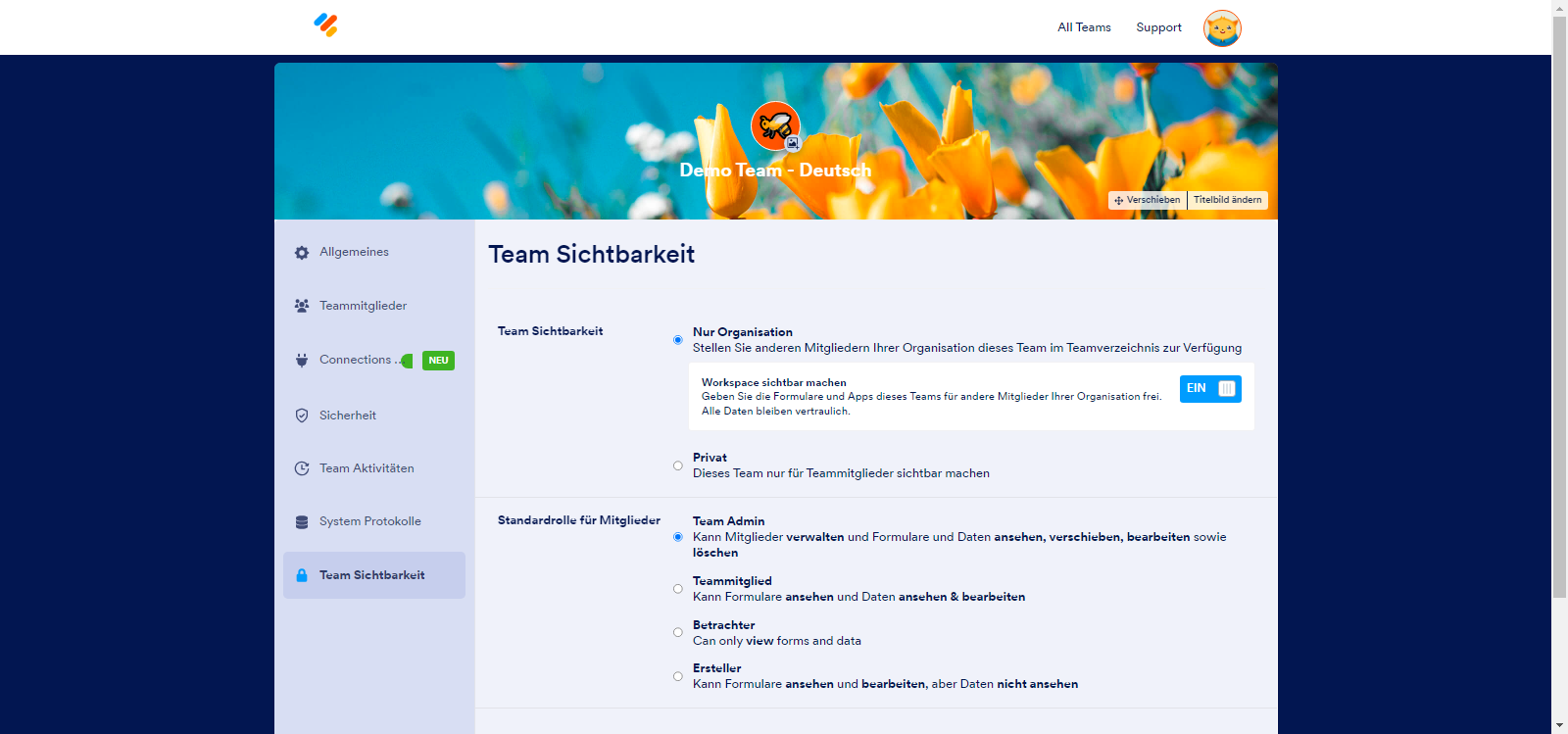 Wie Sie ein Team in Jotform Teams erstellen Image-4