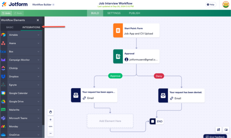 How to Add an Integration to Workflows