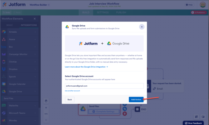 How to Add an Integration to Workflows