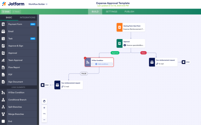 How to create an approval workflow with Jotform Workflows | The Jotform ...