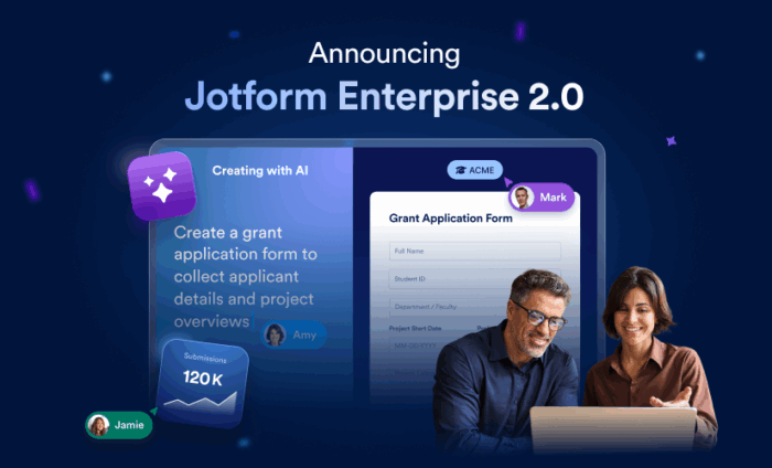 Announcing Jotform Enterprise 2.0: Revolutionary forms. Smarter controls. AI-powered teams