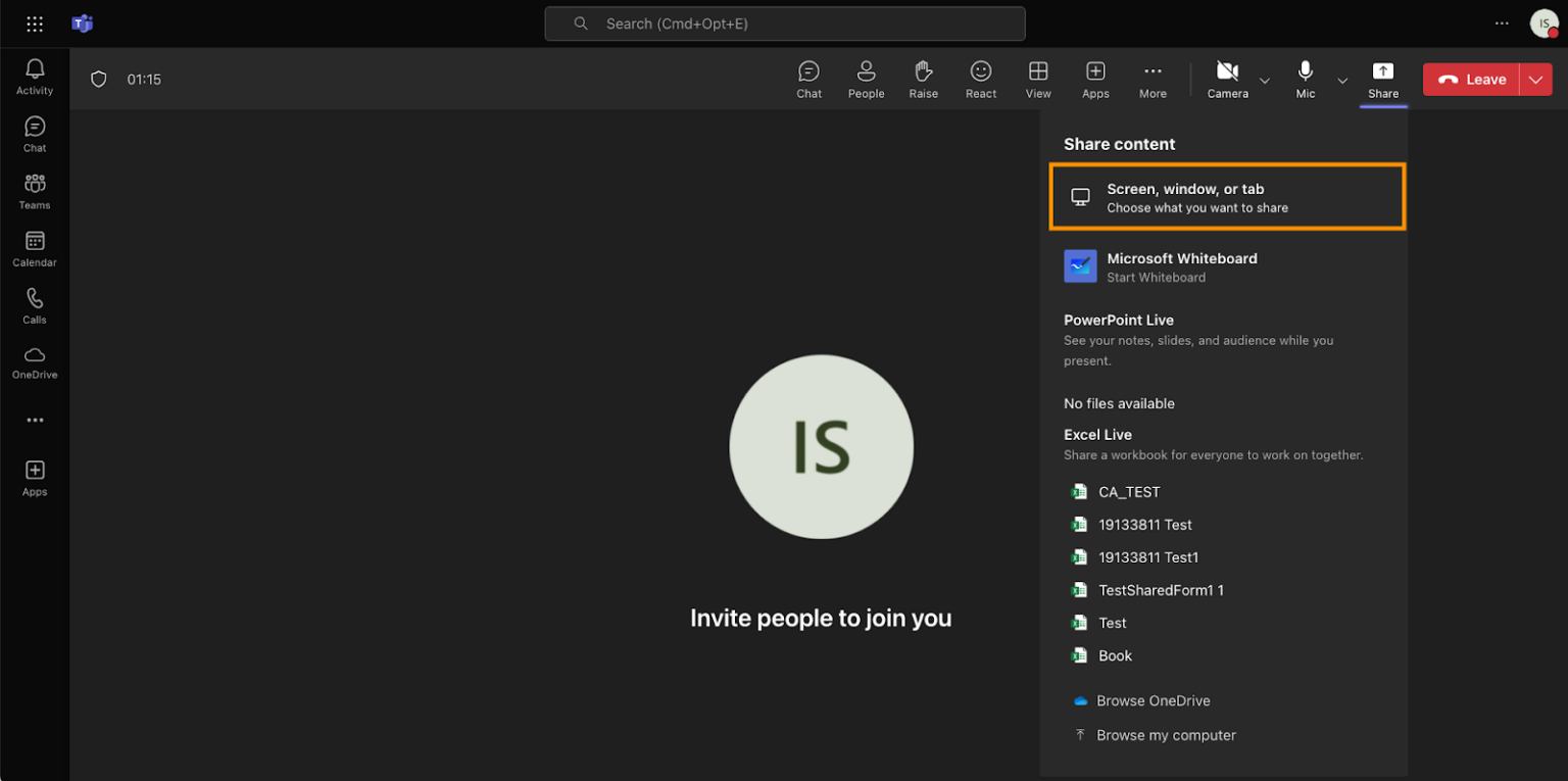 How to share a screen using Microsoft Teams The Jotform Blog