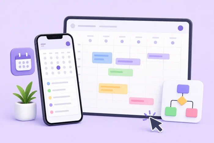 How to make a calendar app without coding