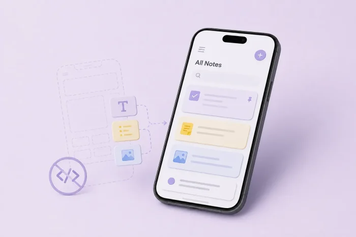 How to make a note-taking app without coding