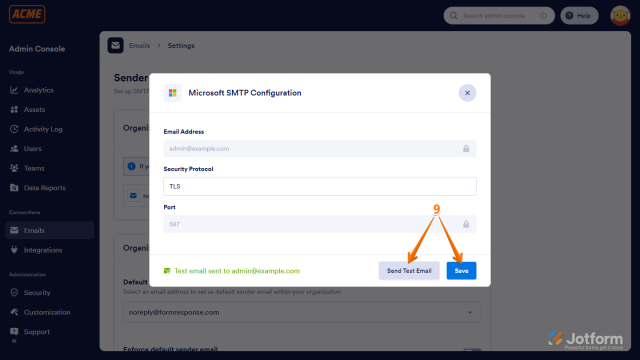 How to Add a Server Wide Custom Sender Email Using Microsoft SMTP