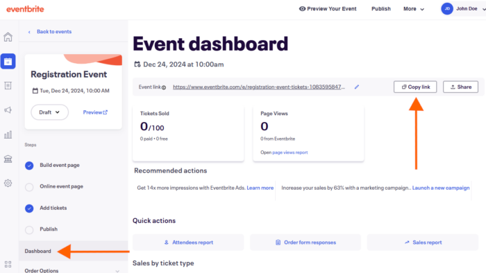 How to create a QR code for an Eventbrite event | The Jotform Blog