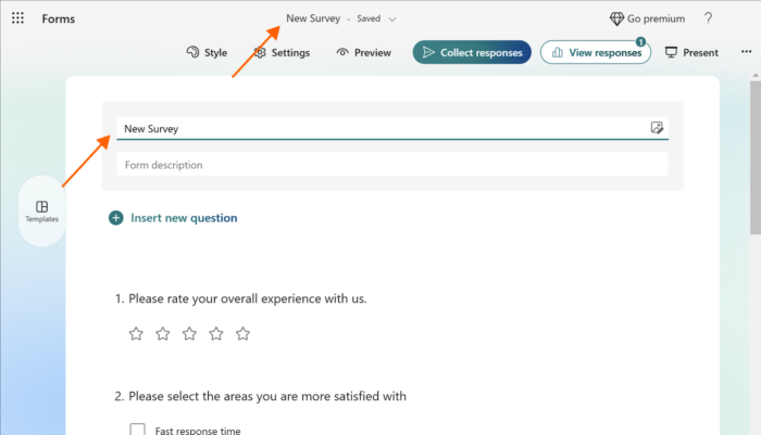 How to rename a form in Microsoft Forms | Jotform Blog
