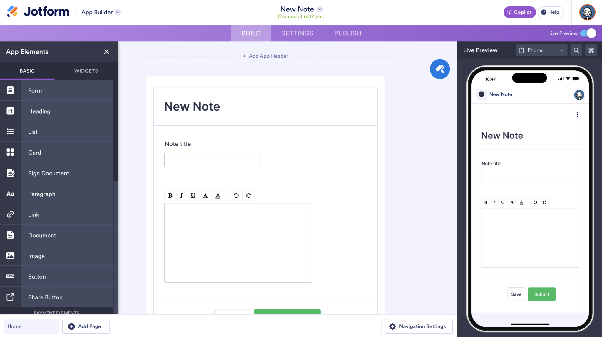 How to make a note-taking app | Jotform Blog
