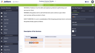 How to create and send an online contract for signing | Jotform Blog