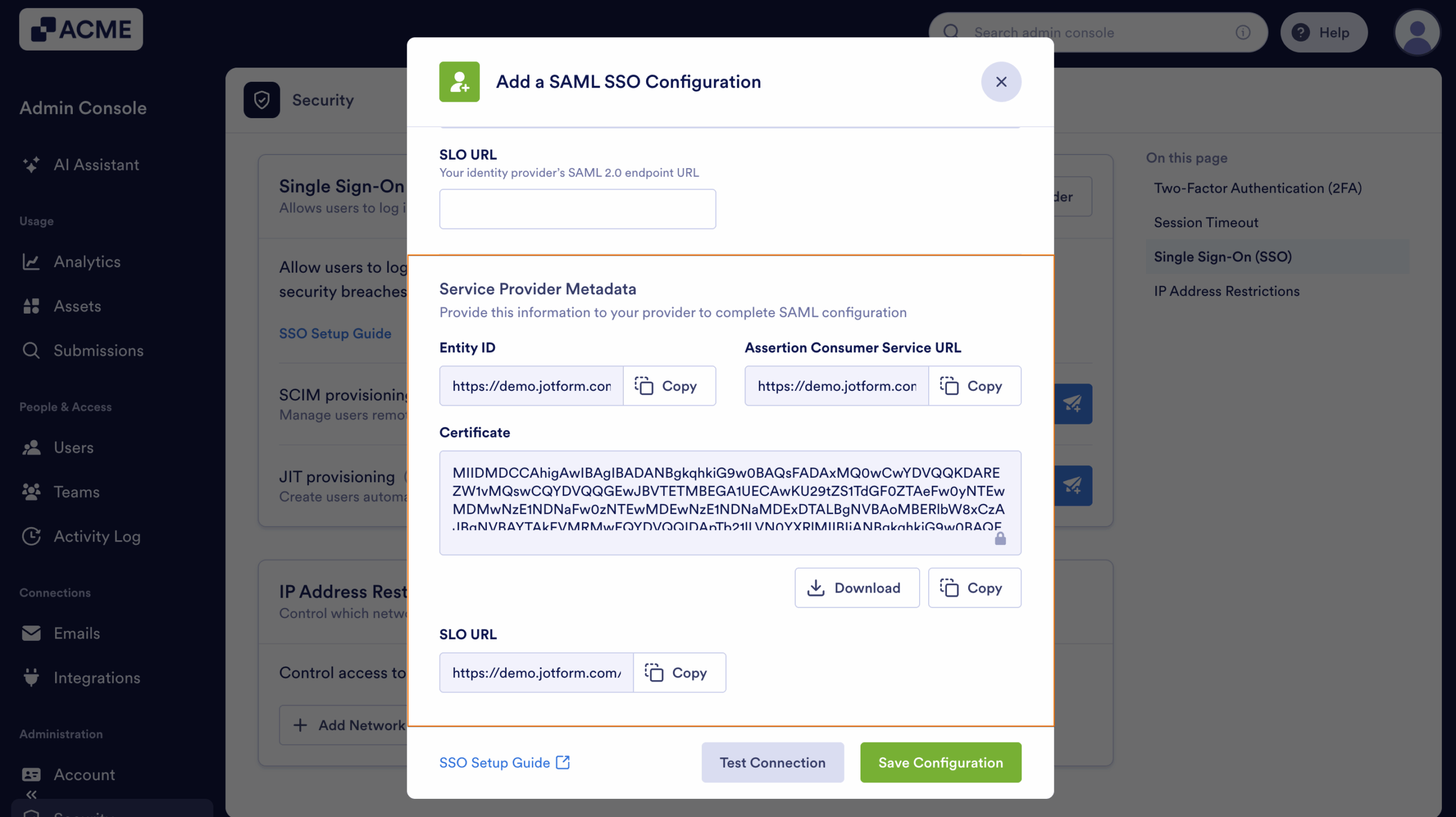 How to Obtain Service Provider Metadata from Your Organization Image-5