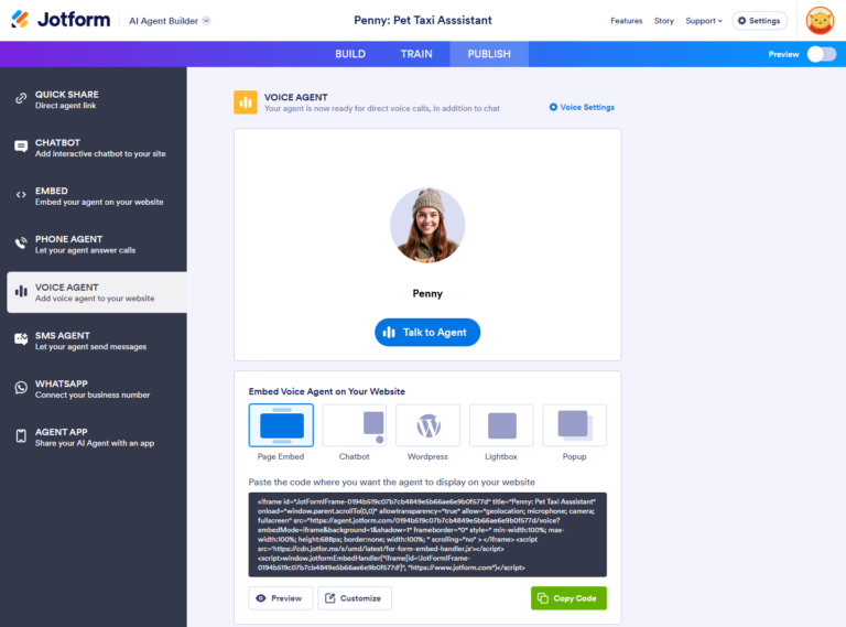How to Embed Your AI Voice Agent