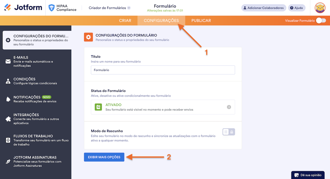 Como Encontrar o Selo de Conformidade com a HIPAA nos seus Formulários - 3