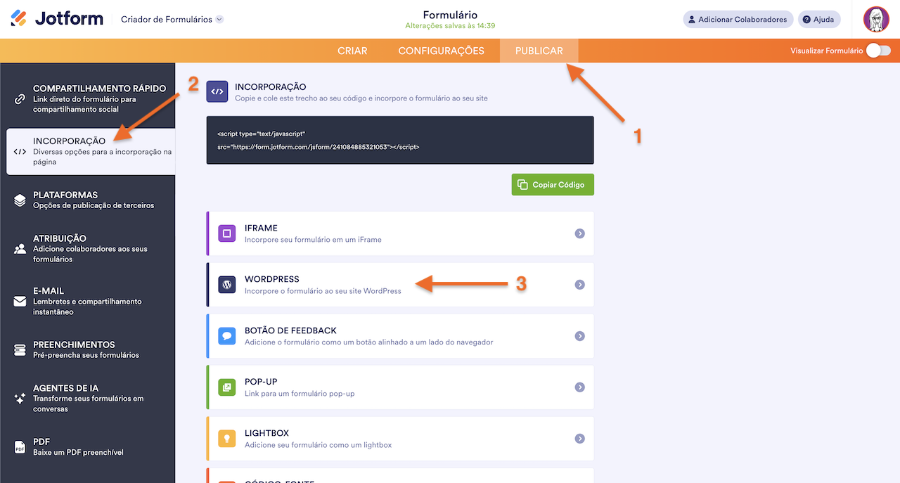 Acessar Plataforma WordPress