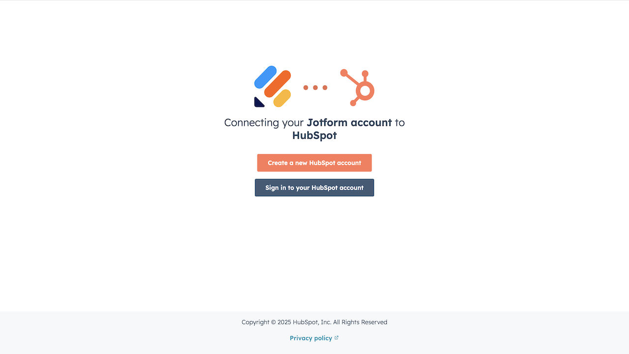 Conectando sua conta Hubspot