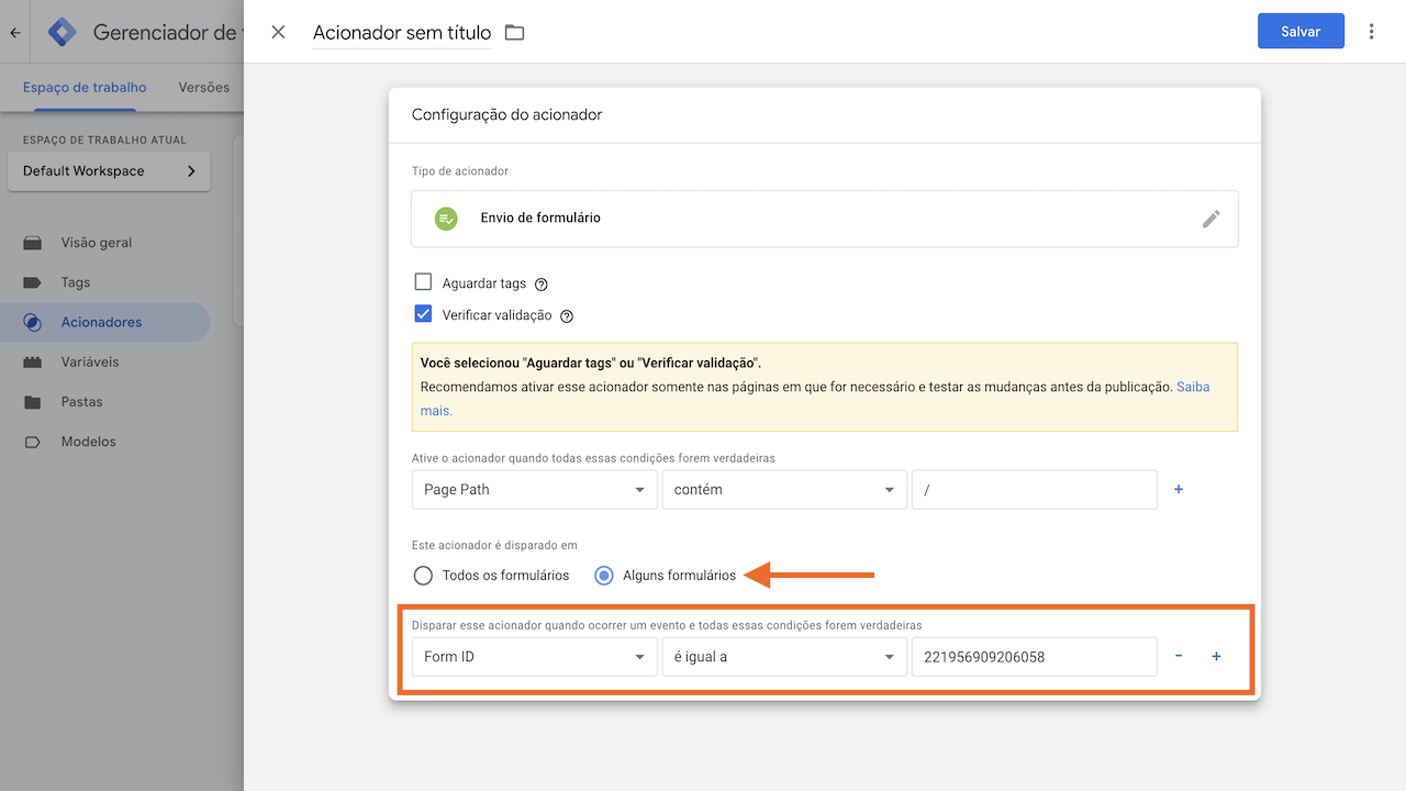 Rastreamento de Formulários com o Google Analytics 4 - 15