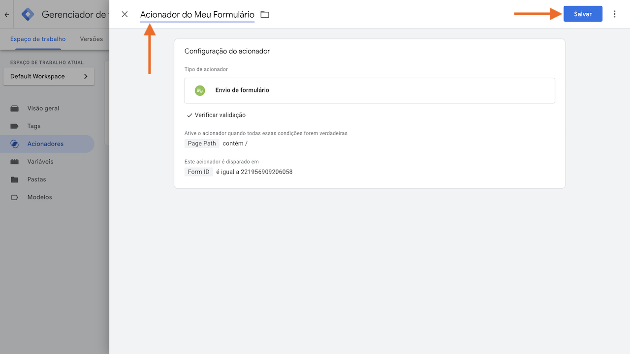 Rastreamento de Formulários com o Google Analytics 4 - 17