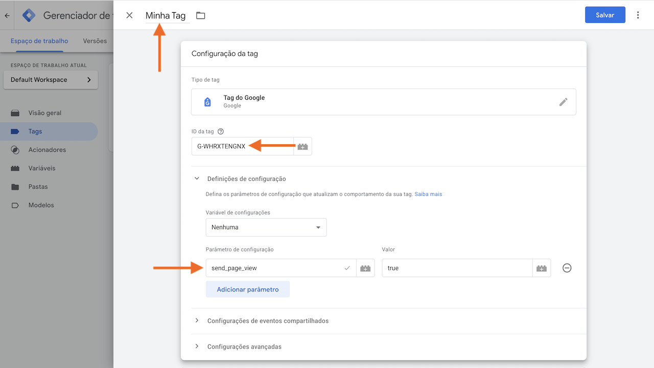Rastreamento de Formulários com o Google Analytics 4 - 20