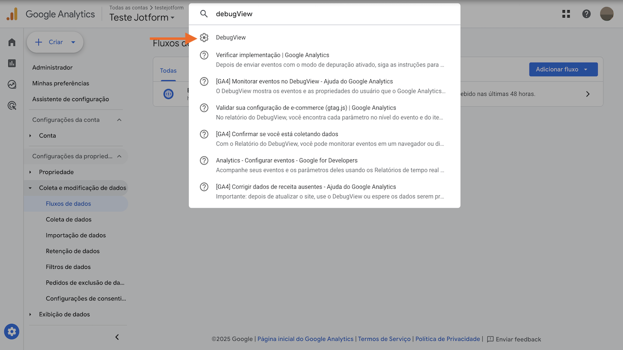 Rastreamento de Formulários com o Google Analytics 4 - 32