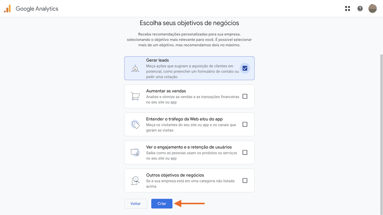 Rastreamento de Formulários com o Google Analytics 4 - 4
