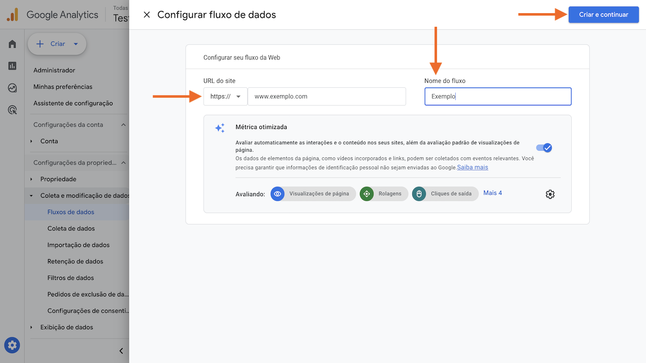 Rastreamento de Formulários com o Google Analytics 4 - 8