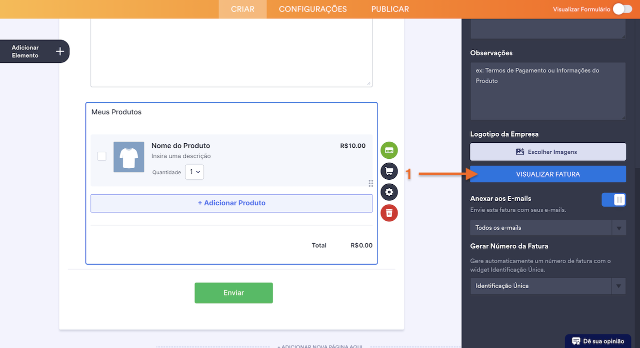 Como Gerar Faturas com seu Formulário para Pagamentos Image-1