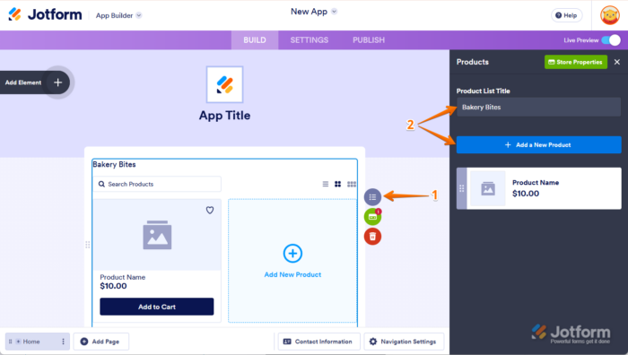 How to Create a Jotform Store from Scratch and Publish It