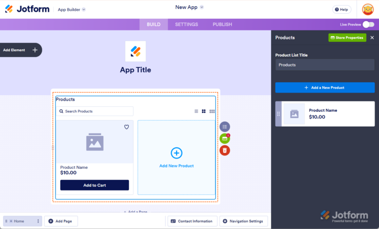 How to Create a Jotform Store from Scratch and Publish It