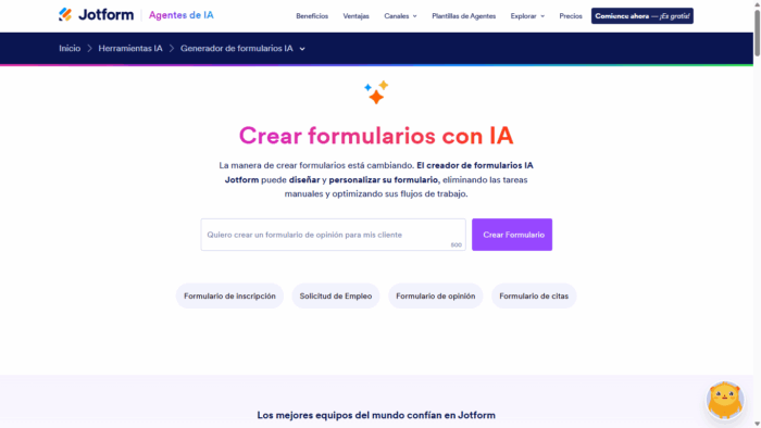 ¿Puede la IA crear formularios de Google? | Jotform Blog